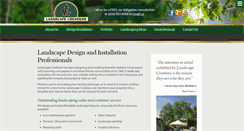 Desktop Screenshot of landscape-creation.com