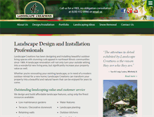 Tablet Screenshot of landscape-creation.com